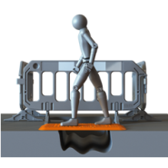 Passerelle de chantier pour piétons en polyéthylène haute densité 100% recyclable - PASS - ADS Equipements Eurl - Dimensions 1200 x 800 mm, charge 400 kg_1