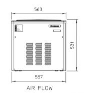 Machine à glace en grains MF 36 AS - Scotsman Scodif - 200 kg/24 h - finition inox_1