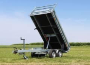 Remorque benne - 3,00 x 1,60m - 2000 kg électrique - debon pw1.2 lux_1