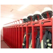 Vestiaire pompier PRO avec casier sécurisé - 100 cm de largeur_1