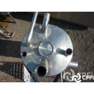 Bac de lancement fermé Pierre Guerin - 345 L - Dimensions : HT : 2060 mm, Diam : 660 mm, H vidange : 230 mm_1