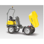 Dumper girabenne 800 L - charge utile 1500 kg - benne basculante hydraulique - transport et évacuation des matériaux - disponible en location_1