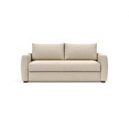 Canapé convertible design COSIAL avec accoudoirs - Innovation Living - tissu Phobos Latte - couchage 160x202 cm_1