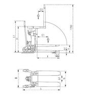 Msa0405 - transpalette inclinable manuel - disset odiseo - 1000 kg_1