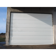 Porte sectionnelle industrielle autoportante - Wst 6 - Dimensions 25m x 10m - Galets sur roulements à billes_1