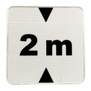 Panonceau hauteur véhicules M4v - WP Signalisation - Conformité NF et CE_1