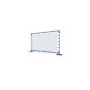 Structure de stand d'exposition - Borney - stand simple sur pieds plats_1