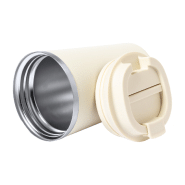 Mug thermos - isotherme double paroi en acier inoxydable - 350 ml avec couvercle_1