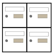 Boite aux lettres collective extérieure Oslo - acier galvanisé, normes NF D27 404 et NF EN 1670, options MyColisBox et anti-vandalisme_1