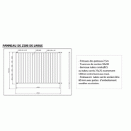 Clôture industrielle - panneaux en fils d'acier soudés - pour bâtiments industriels et résidences_1