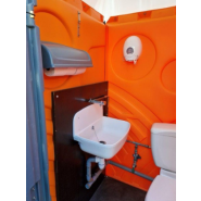 WC compact autonome avec lave-main, dérouleur papier wc et distributeur de savon - MND raccordable_1