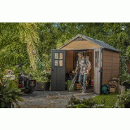 Abri jardin resine - woodium 759 - 5,7m²- marron_1