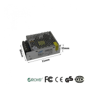 Alimentation 12V continu - 60W - 5A TECMO - Structure aluminium - Référence 12V60W_1