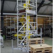 Escalutop échafaudage - ultralu - hauteur travail 5.00 m à 7.00 m_1