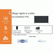 Grillage rigide à sceller occultation PVC - 630_1