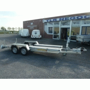 Remorque porte-engins VSN - 2T - 4m - 2 essieux - châssis galvanisé et rampes acier_1