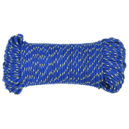 Vidaxl corde de bateau bleu 3 mm 100 m polypropylène 152430_1