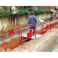 Barrière urbaine économique TP - Réf : 100510 - légère et maniable, conforme NF P 98-470_1