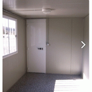 Bungalow de chantier / modulaire / bureau /  parois en panneau sandwich / isolé_1