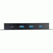 Hub USB C 4 ports 10Gbps - Hub USB Type-C industriel en métal avec 3xUSB-A & 1xUSB-C - Protection ES_1