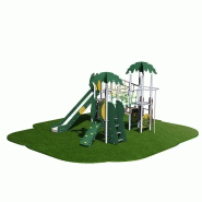 Structure de jeux inox - 3 tours - gamme Oasis - OA31502I - pour enfants dès 2 ans_1