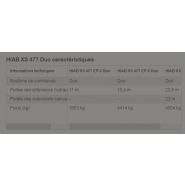 Xs 477 duo grue auxiliaire - hiab - portée des extensions hydrauliques 11 à 20.8 m_1