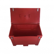 Bac à sable-sel-absorbants 200L - Polyéthylène haute densité - Grenouillères cadenassables - PLAST'UP ROTOMOULAGE_1
