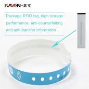 Bracelet RFID imprimable - Kaven - à boucle jetable avec puce UHF personnalisable_1
