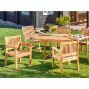 Fauteuil de jardin gentle 90x60x55cm – MTF – teck – 2nab2101_1