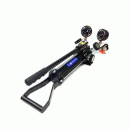 HP350DMINEX, Pompe à main hydraulique, biporte, à deux vitesses, fermée hermétiquement avec manomètre et adaptateur, 300 cm3 d'huile utile, Certifié ATEX_1