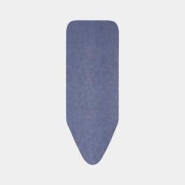 Housse de table à repasser taille C -124 x 45 cm, Housse externe - Denim Blue - 100% coton durable et pratique_1