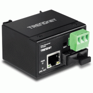 TRENDnet TI-F10SC Convertisseur fibre industriel SC 100Base-FX multimode (2 km)_1