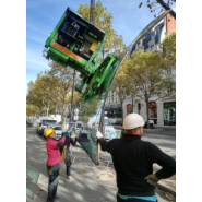 Palonnier à ventouses pour la pose de vitrage - Capacité jusqu'à 1300 kg - Disponible en location_1
