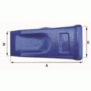 Dents de godet adaptables Feurst 9W 8452 - 12.5 kg - Dimensions précises_1