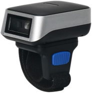 Scanner de codes-barres portable Bluetooth - Type QR 1D 2D - Anneau - Prise courante_1