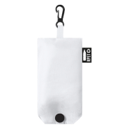 Sac shopping pliable en RPET recyclé - blanc - 26g_1
