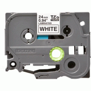 Brother TZE-251 ruban d'étiquette Noir sur blanc_1