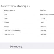 Godet d'excavation S70 Teeth Rototilt - 1300 l - Haute capacité et optimisé pour tiltrotateurs_1