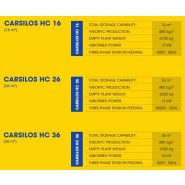 Silo de stockage horizontal pour ciment, capacité 16 à 36 m3 - CARSILOS - Carmix_1