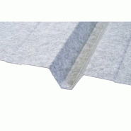 Bac acier laqué - Régulé 1045 0.63mm - Coloris Vert 6009 - Largeur 105 cm - Longueur 300 cm - Feutrine anti-condensation_1