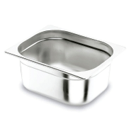 Bac GN Gastro 1/9 Inox - Hauteur 100 mm - Empilable et modulaire - Lacor_1
