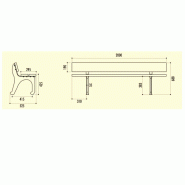 Banc BILBAO bois et fonte_1