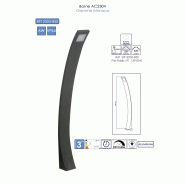 Borne lumineuse d'éclairage public - AC230V / LED / 6W - Aluminium - Hauteur 0,85m - Gamme Monaco_1