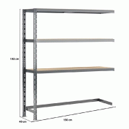 Extension étagère charge lourde Modulö - L. 150 cm - pour rangements volumineux_1