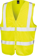 Gilet de sécurité zippé - Réf: R202X - EN ISO 20471:2013 Catégorie 2 - Polyester - Marque: Result_1