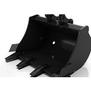 Godet d'excavation-mini-pelle - caterpillar finance france - 230 mm (9 in) - poids 29.4 kg_1