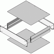 Plaque de recouvrement MultipacPRO SCHROFF, lisse, profondeur 400 mm_1