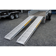 Rampe de chargement en aluminium antidérapante - Humbaur - Longueur 2650 mm - Charge maximale 1400 kg_1