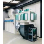 Cabine de poudrage sur mesure à ventilation horizontale pour les produits de petites dimensions_1