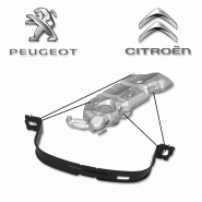 COLLIER DE RESERVOIR CARBURANT SANGLE DE RÉSERVOIR 206 206 PLUS  OE 1536.89_1